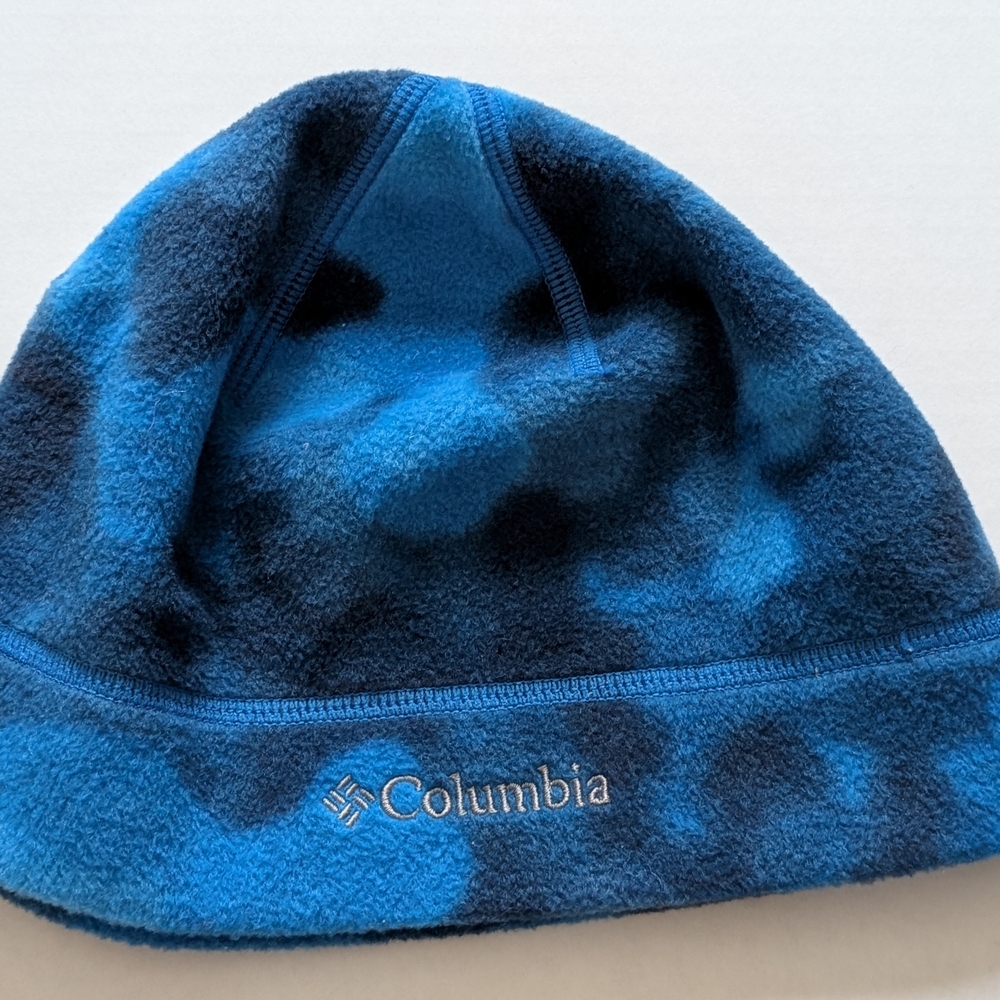 Columbia Youth Blue Fleece Winter Hat -Omni-Heat Thermal